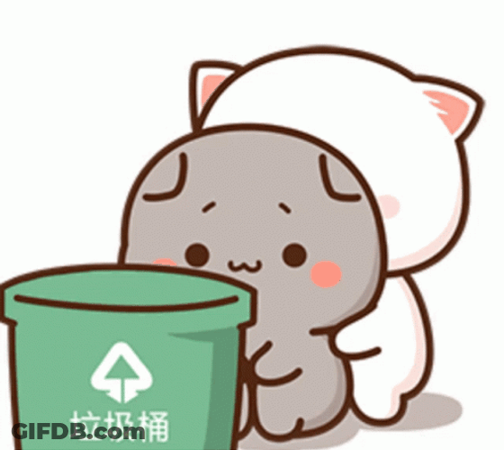 Fighting Mochi And Peach GIF