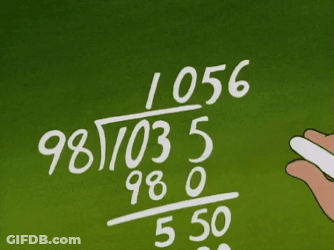 Figure It Out Cartoon Adding Decimals GIF