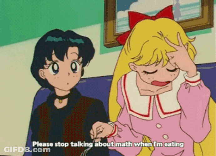 Figure It Out Sailor Moon Stop Math GIF
