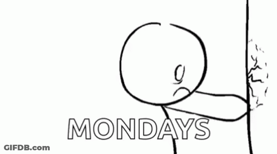 Figure Stick Mad Crazy Monday GIF