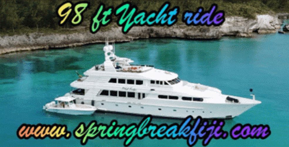 Fiji 98 Ft Yacht Ride GIF