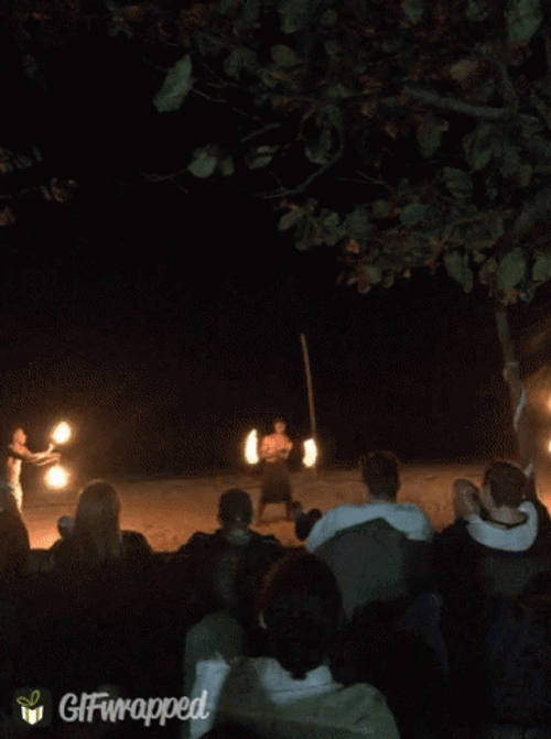 Fiji Fire Throw Dance GIF