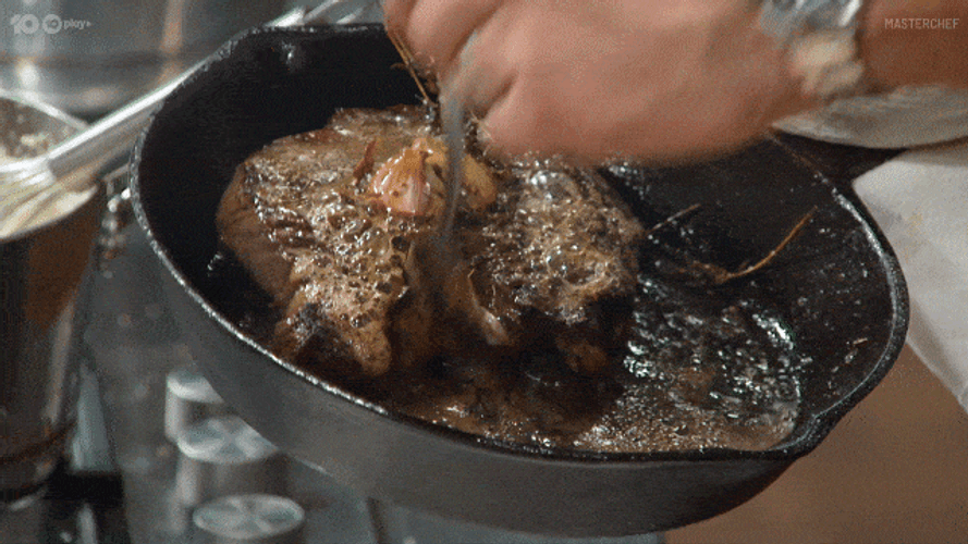Filet Mignon Sprinkle Of Herbs GIF