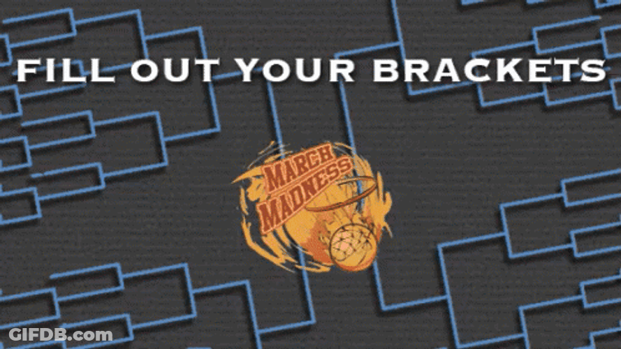 Fill Out Your Bracket March Madness GIF