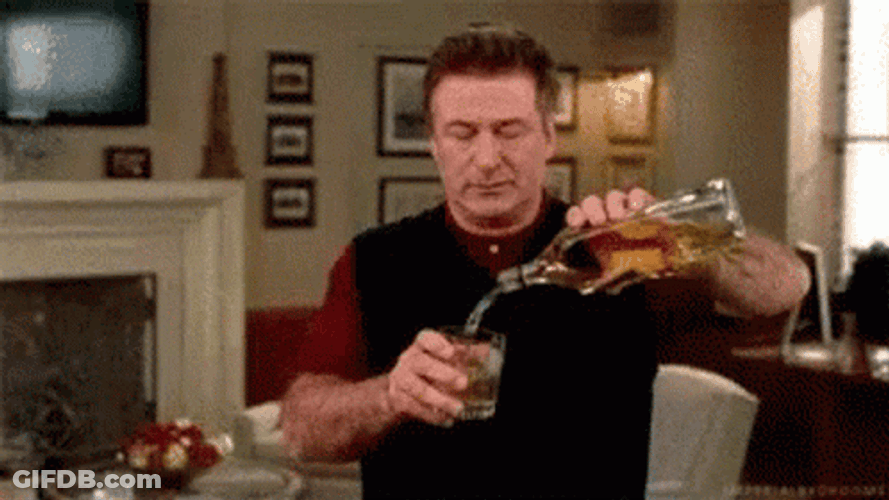 Filling Up My Glass With Bevo Wine GIF
