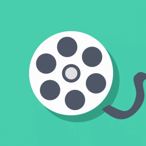 Film Bind Rolling Icon Loop GIF