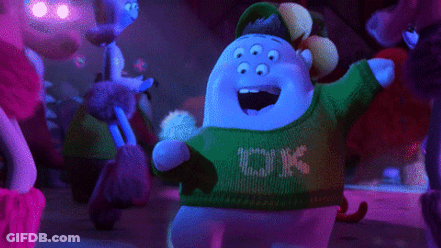 Film Character Squishy Dance Party GIF
