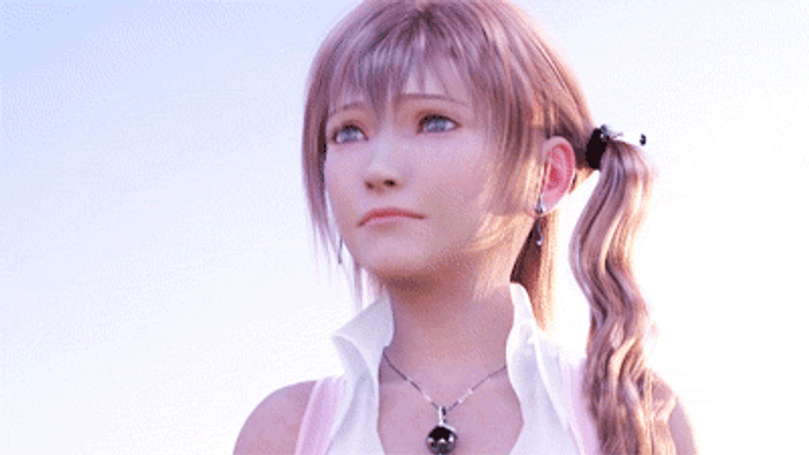 Final Fantasy 13 Serah Farron Crying GIF