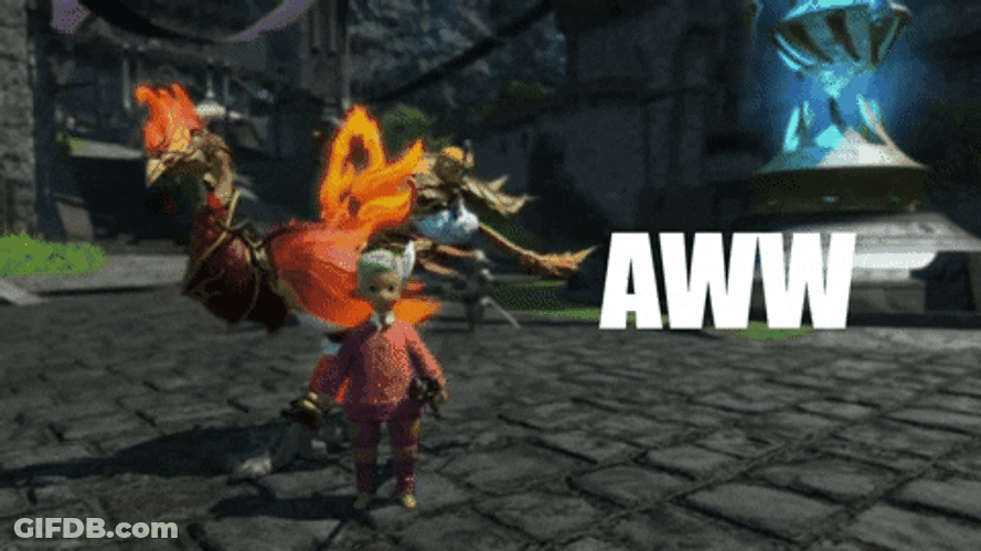 Final Fantasy 14 Aww Shucks GIF
