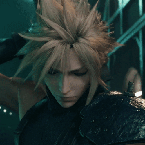 Final Fantasy 7 Remake Cloud PS5 GIF