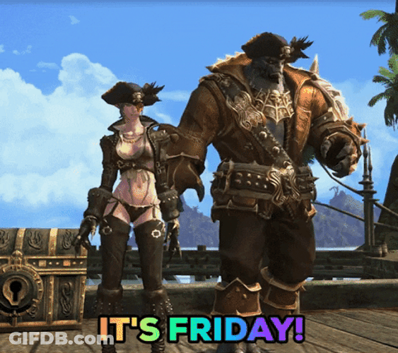 Final Fantasy Characters Dancing Its Friday Meme GIF