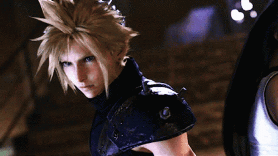 Final Fantasy VII Remake Cloti Fight GIF
