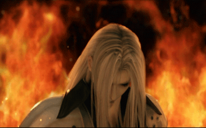 Final Fantasy VII Sephiroth Fire GIF
