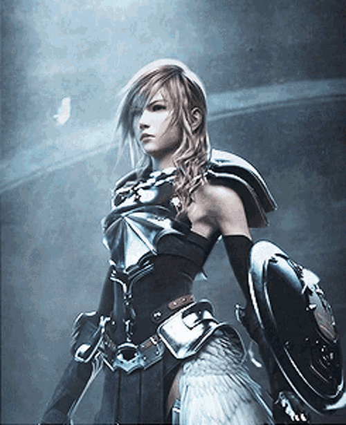 Final Fantasy XIII Warrior Lightning GIF
