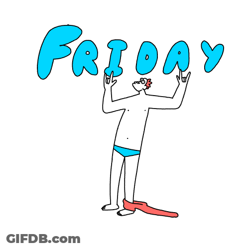 Finally Friday Animated Dance Pants Off GIF