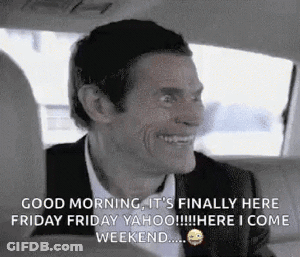 Finally Friday Evil Laugh Willem Dafoe GIF
