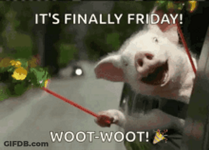 Finally Friday Woot Woot GIF