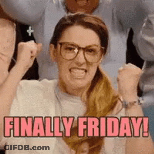 Finally Friday Yes Happy Feeling GIF