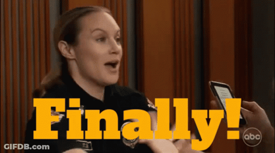Finally Maya Bishop Excited GIF