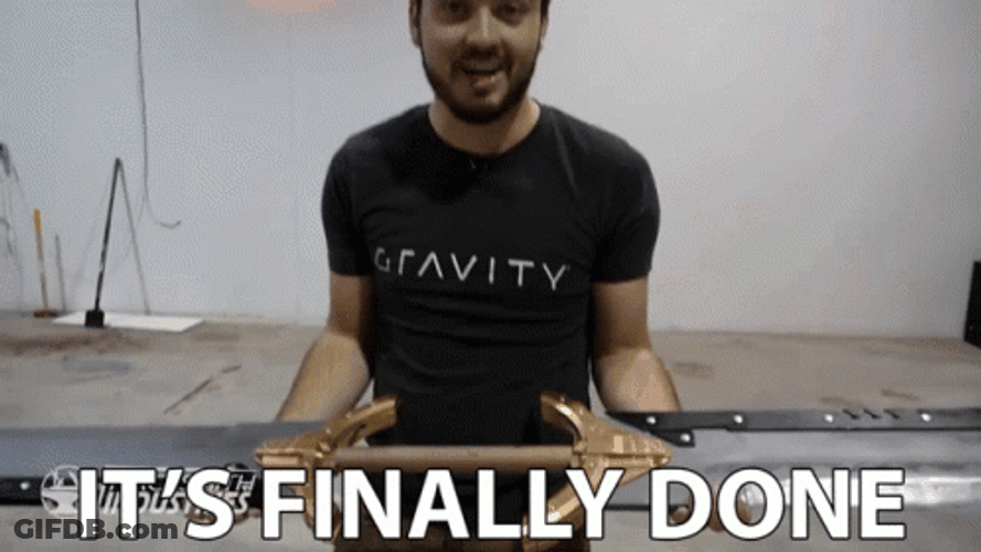 Finally Meme Its Finally Done GIF