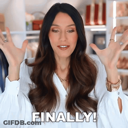 Finally Shea Whitney Excited GIF