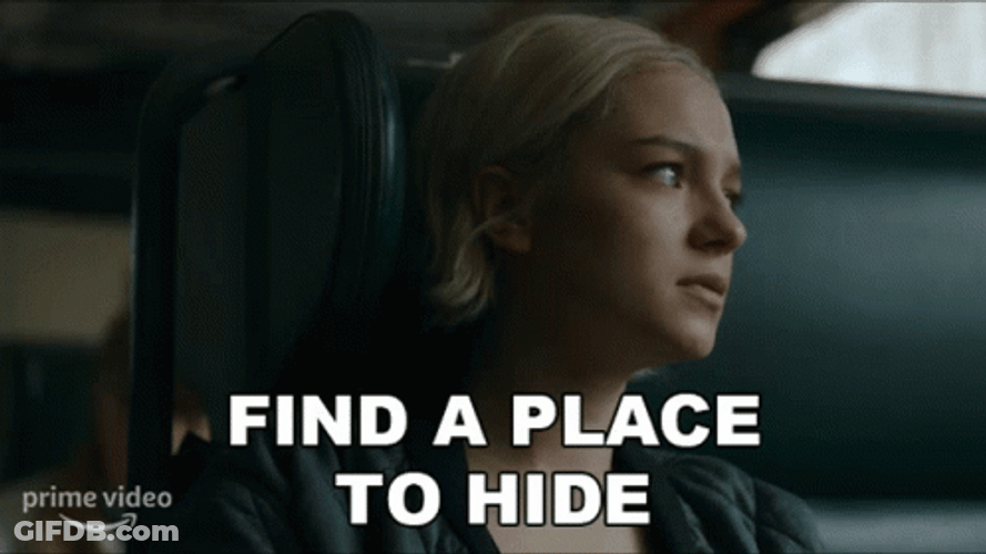 Find A Place To Hide GIF