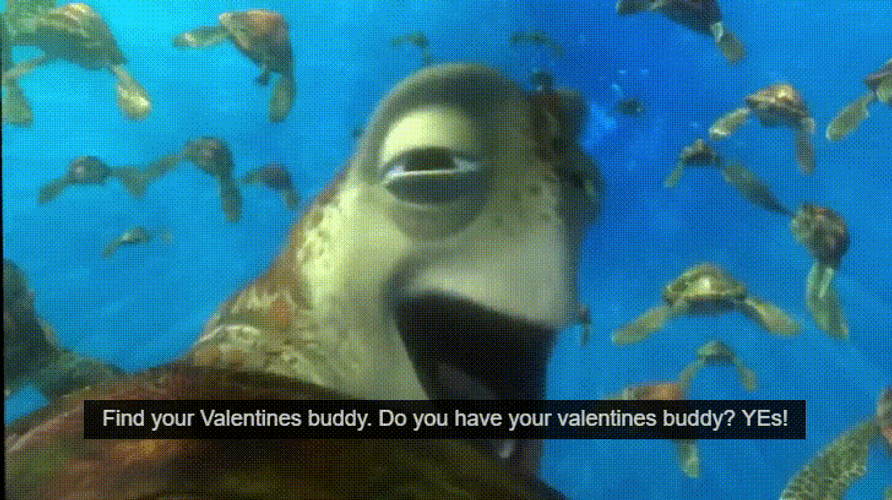 Find Your Valentine's Buddy Nemo GIF