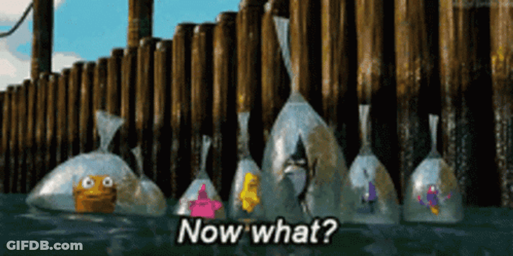 Finding Nemo Bags Floating Now What GIF