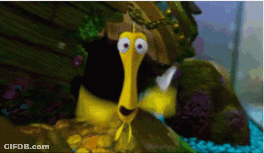 Finding Nemo Bubbles Keep Swimming GIF