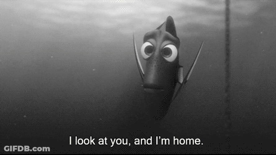 Finding Nemo Dory I'm Home GIF