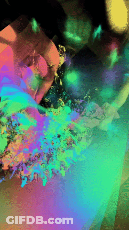Fine Art Rainbow Abstract Mobile Design GIF