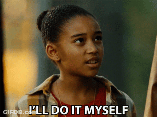 Fine Ill Do It Myself Amandla Stenberg GIF