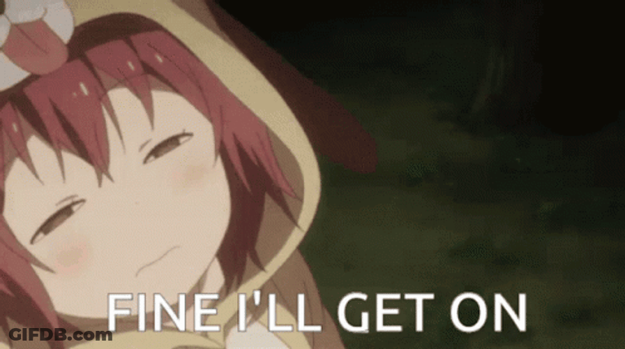 Fine Ill Do It Myself Drowsy Yuri GIF