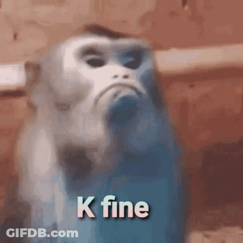 Fine White Monkey GIF