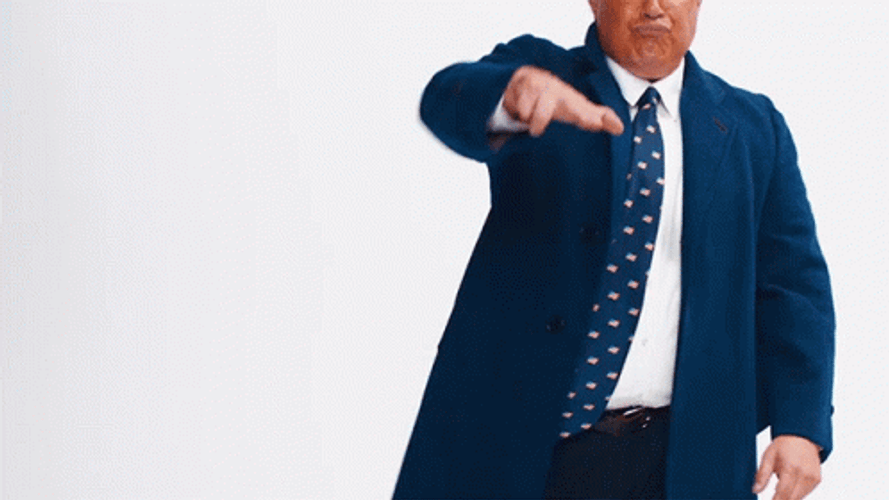 Finger Gun Trump Dancing GIF