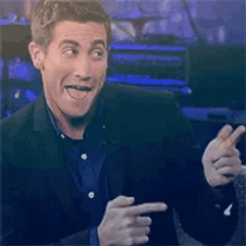 Finger Guns Jake Gyllenhaal GIF