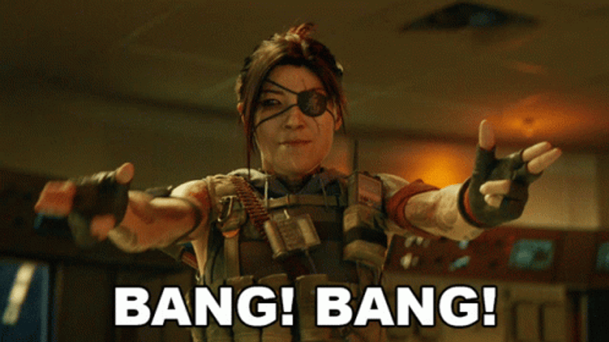 Finger Guns Kitsune Bang Bang GIF