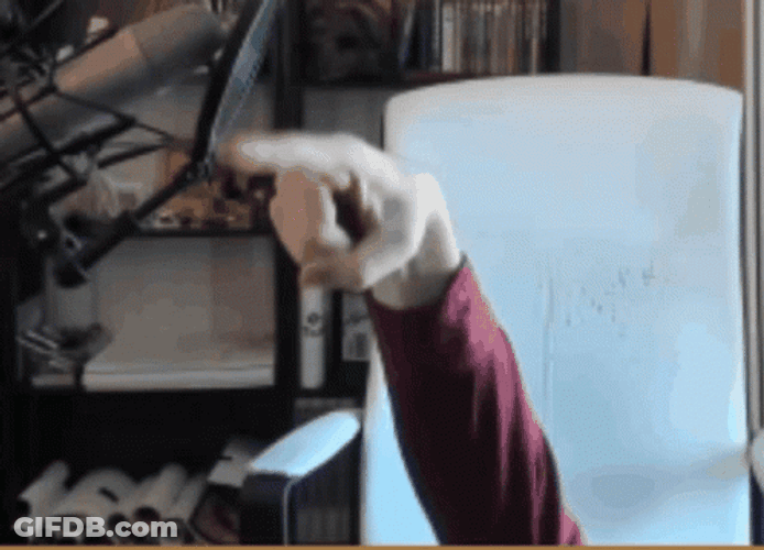 Finger Pointing Around GIF