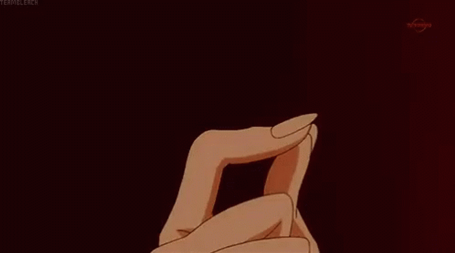 Finger Snap Forming Heart Anime Aesthetic GIF