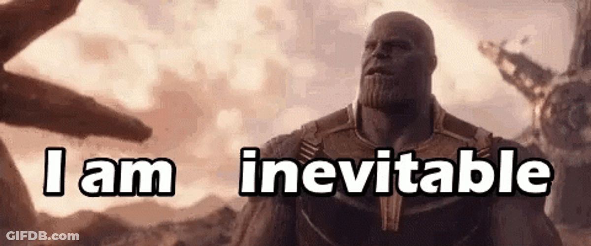 Finger Snap Thanos I Am Inevitable GIF