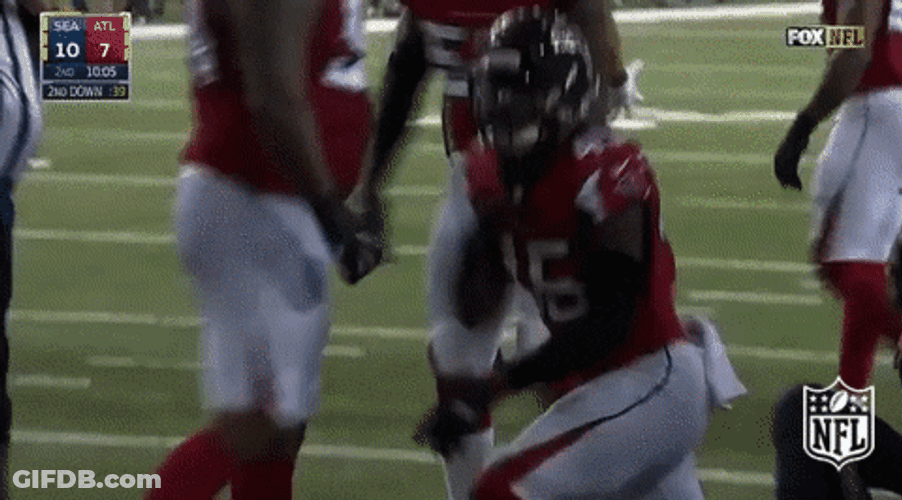 Finger Wag Atlanta Falcons Player GIF