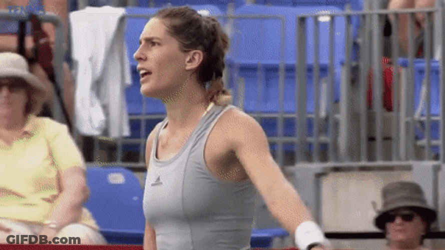 Finger Wag Tennis Player Says Nope GIF