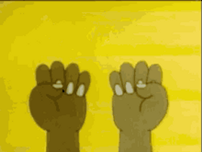 Fingers Counting To Ten GIF