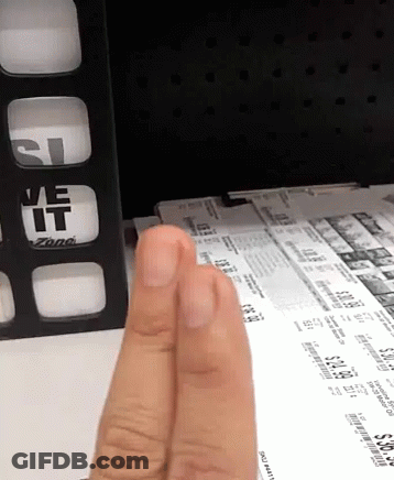Fingers Crossed In Front Of We It Card Holder GIF