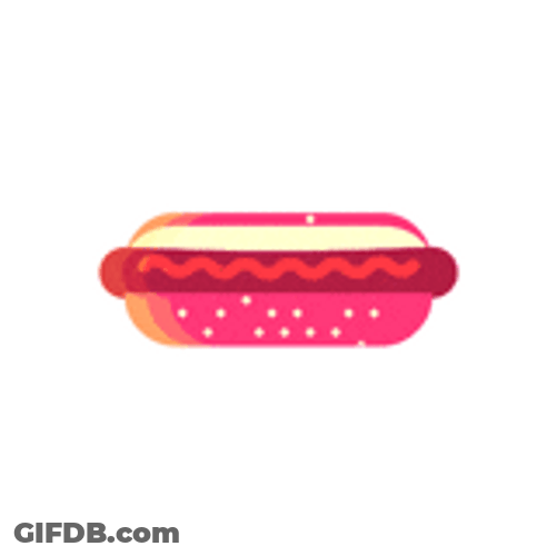 Fingers Shaking Seeing This Tasteful Looking Hotdog GIF