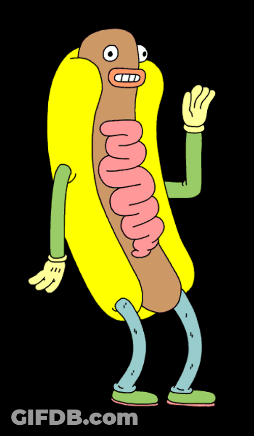 Fingers Wiggle Ready To Make This Hotdog Giggle GIF