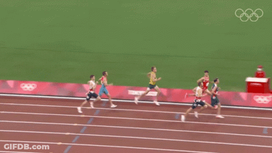 Finish 100 Metres Olympics GIF