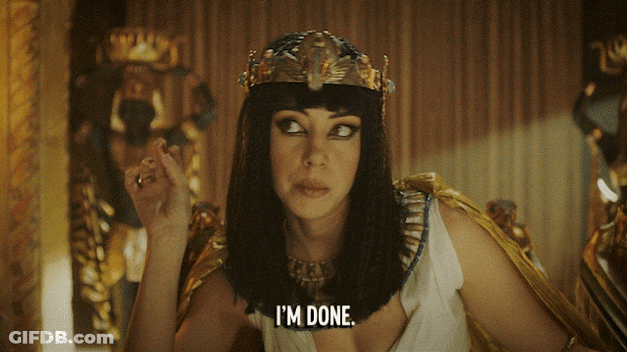 Finished Aubrey Plaza I'm Done GIF