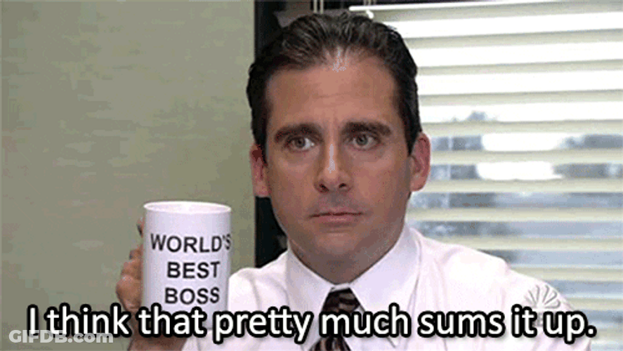 Finished Michael Scott The Office GIF
