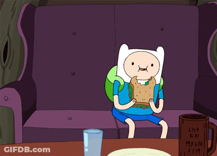 Finn Adventure Time Sleeping GIF